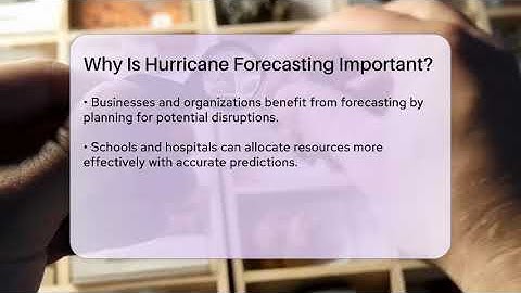 Why Is Hurricane Forecasting Important? - Earth Science Answers