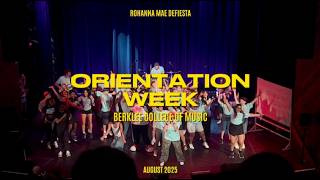 First Week at Berklee College of Music | Orientation Vlog ♫⋆｡♪ ˚♬