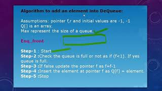 2/4 BSc Data Structures using java Unit-2(Circular and DeQueue)