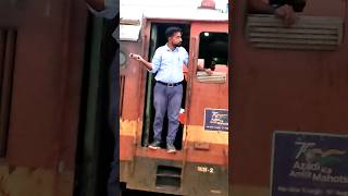 Assistantlocopilot leaving station with torching👮#locopilot#traindriver #pilot#shorts #shyam_hembram
