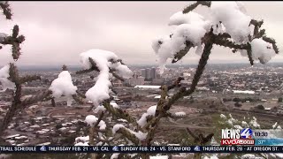 KVOA's trek up a snow-filled "A" Mountain