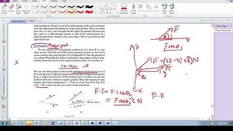 Chap 2.7 - Rectangular components (three dimensional) (d):    Dot product