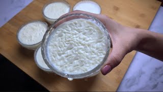 سر وش الرز بلبن المكرمش زي اشهر المحلات rice with milk #رز_بلبن