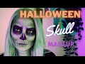 SKULL MAKEUP #halloween #makeup #tutorial