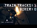 How NOT to Cross Railroad Tracks On A Motorcycle - VTX 1800