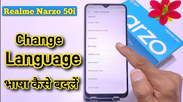 How to change Language in Realme Narzo 50i | Realme mobile me language change kaise kare