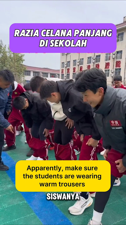 Wajib Pakai Celana Panjang 2 Lapis#china #videolucu #shorts