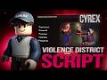 Violence District Script *NO KEY* - Auto Parry, Gate TP, No Cooldown, SkillCheck &amp; More!
