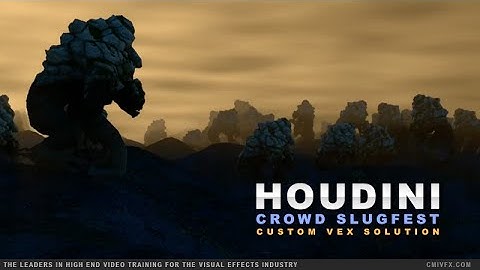 cmiVFX HOUDINI CROWD VEX CUSTOM SLUGFEST