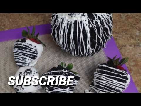 COOKIES & CREAM CHOCOLATE APPLES AND STRAWBERRIES