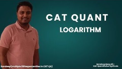 Revise Logarithm Live|| CAT 2025 preparation with Sandeep Garg Sir #cat2025 #catquantseries