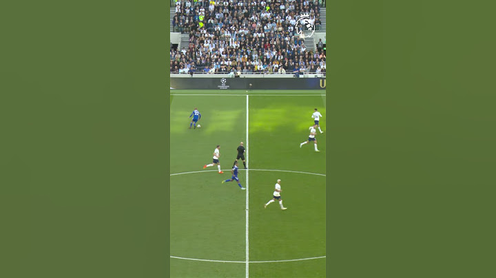 James Maddison first time finish vs Spurs