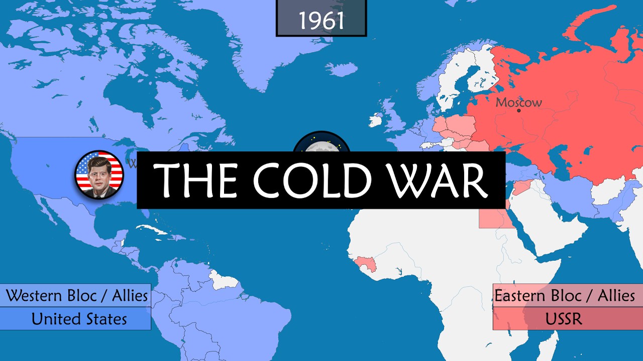 The Cold War - Summary on a Map (long version) - YouTube