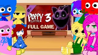 Poppy Playtime Chapter 3 React To Poppy Playtime Chapter 3 Full Game Walkthrough II Naomi 🐰