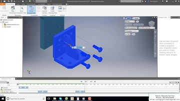 Inventor 2018 - Video 4 mo phong lap rap thao jig
