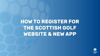 How To Register For The Scottish Golf Website & App screenshot 2