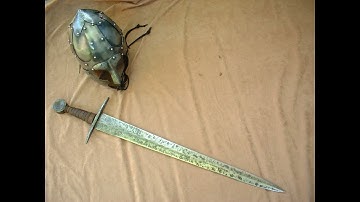 How to forge a medieval sword PART 3: Forming the tang