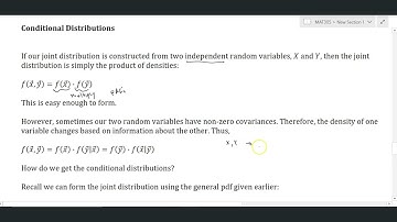 Marginal and Conditional Multivariate Normal Distribution