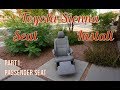 Toyota Sienna Seats in an RV - Part 1: The Passenger Chair