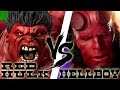 Кто кого #36 Red HULK (Генерал Росс) vs Hellboy (Анунг Ун Рама)