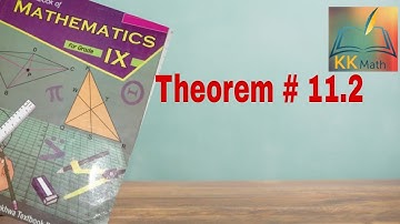kpk board 9 class math unit 11  Theorem 11.2 @KK Maths