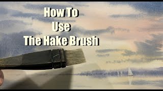 How To Use A Hake Brush For Watercolour
