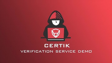 CertiK Verificaiton Service Demo