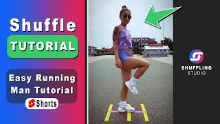 Easy Running Man Shuffle Dance Tutorial ? for beginners on Friendships Song (2023 TikTok Music)