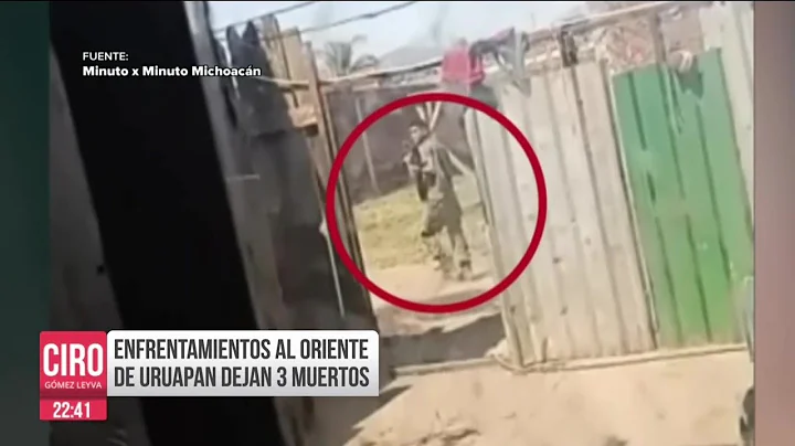 Grupos armados se enfrentaron en Uruapan, Michoacn...