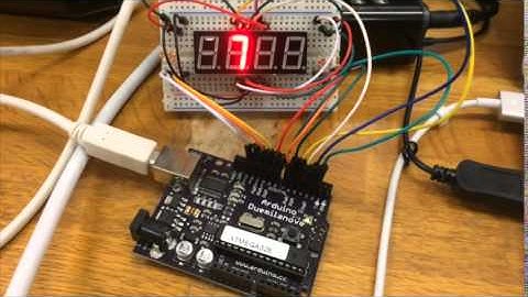 7セグメントLEDをArduino Duemilanoveで光らせてみた（4桁編）