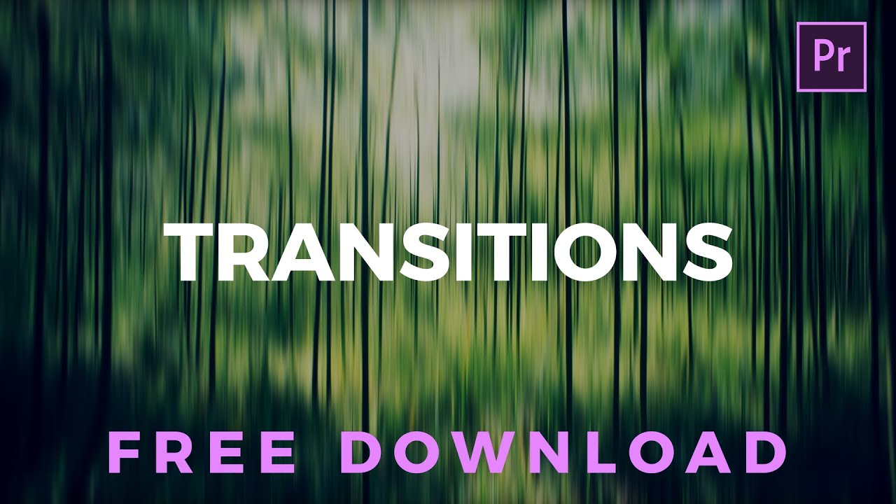 Free Transitions Preset Pack for Premiere Pro | Tutorial Included - YouTube
