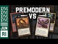 Dreadnought Fling vs WBG Junk - Round 1 - June Premodern MTG Tournament