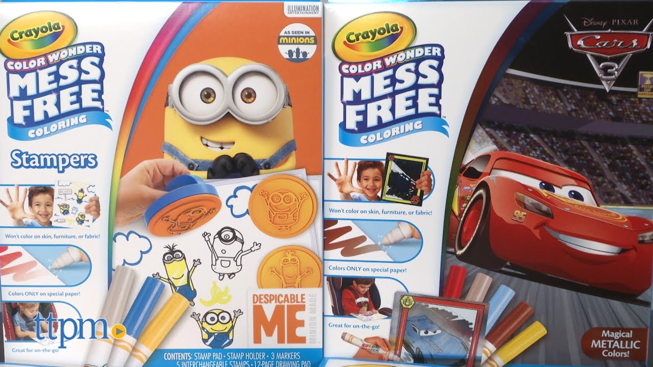 Crayola Color Wonder Markers & Coloring Pad, Minions, School Supplies