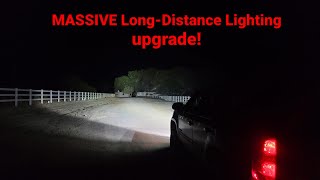 Dual Lightronic light bar install on the Tahoe (HUGE improvement in long-distance throw!)