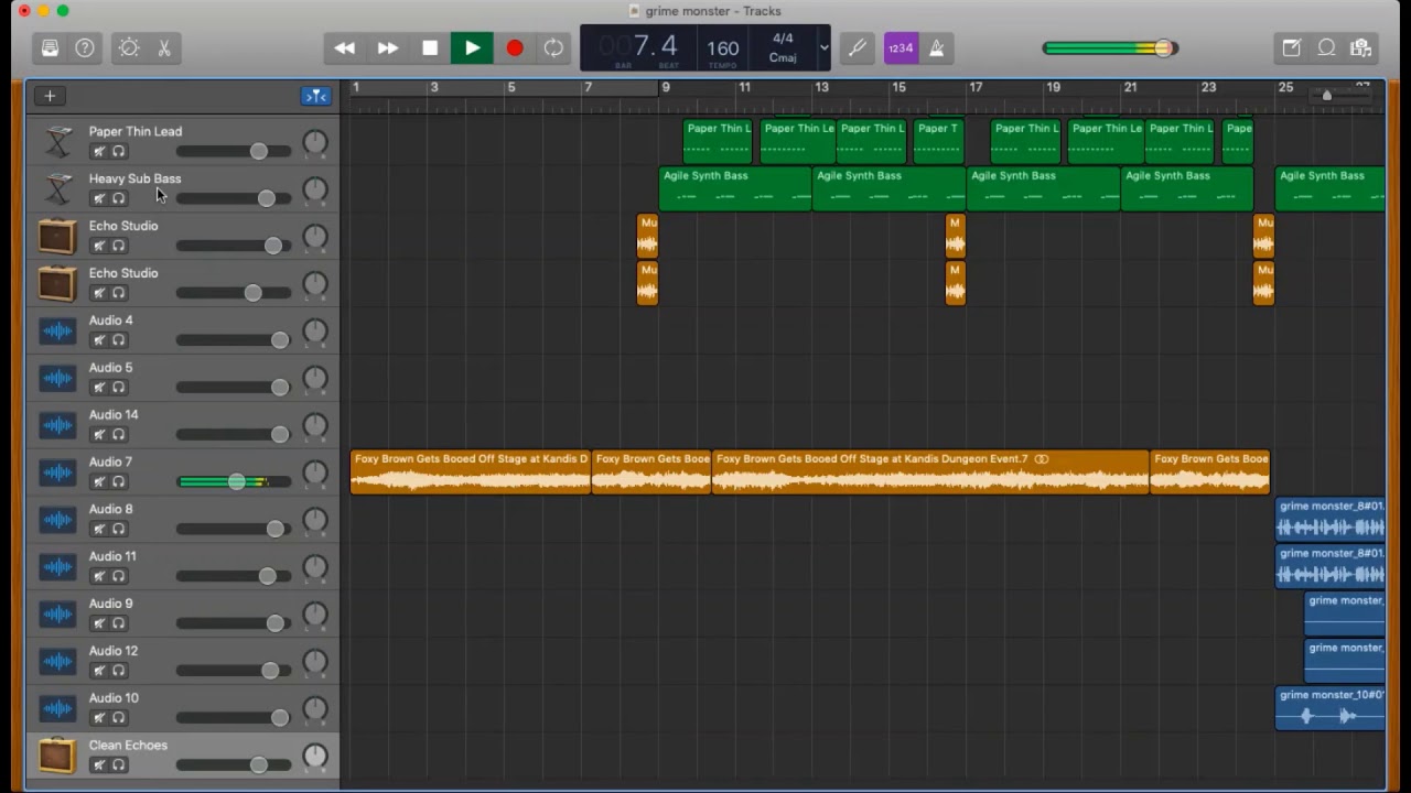 Making a drum n bassinspired track on Garageband YouTube