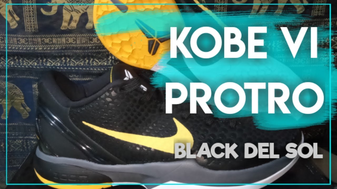 Nike Zoom Kobe 6 Protro Black Del Sol Fake Vs Legit Decoding Kobe Code -  Youtube
