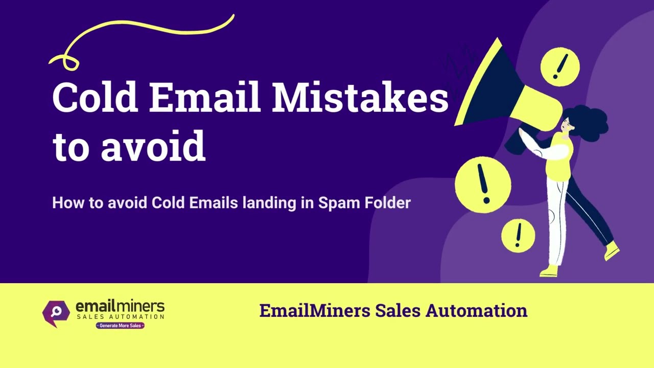 How to avoid Cold Email in Spam by EmailMiners - Cold Email Tips and Tricks - Email Marketing Tips