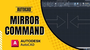 Mirror command in autocad #autocad #autocadtutorial