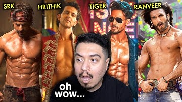 MEN of BOLLYWOOD: Shah Rukh Khan, Hrithik Roshan, Tiger Shroff, Ranveer Singh | FIRST TIME Reaction