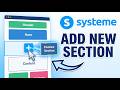 How to Add Sections in Systeme.io Pages (Beginner Guide)