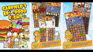 Garfield's Epic Food Fight Puzzle Android İos Free Game GAMEPLAY VİDEO screenshot 2