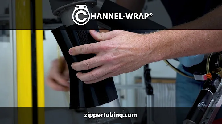 Channel Wrap® (PFR) - A Universal Robots (UR3, UR5 & UR10) Velcro Wrap-Around Cable Management