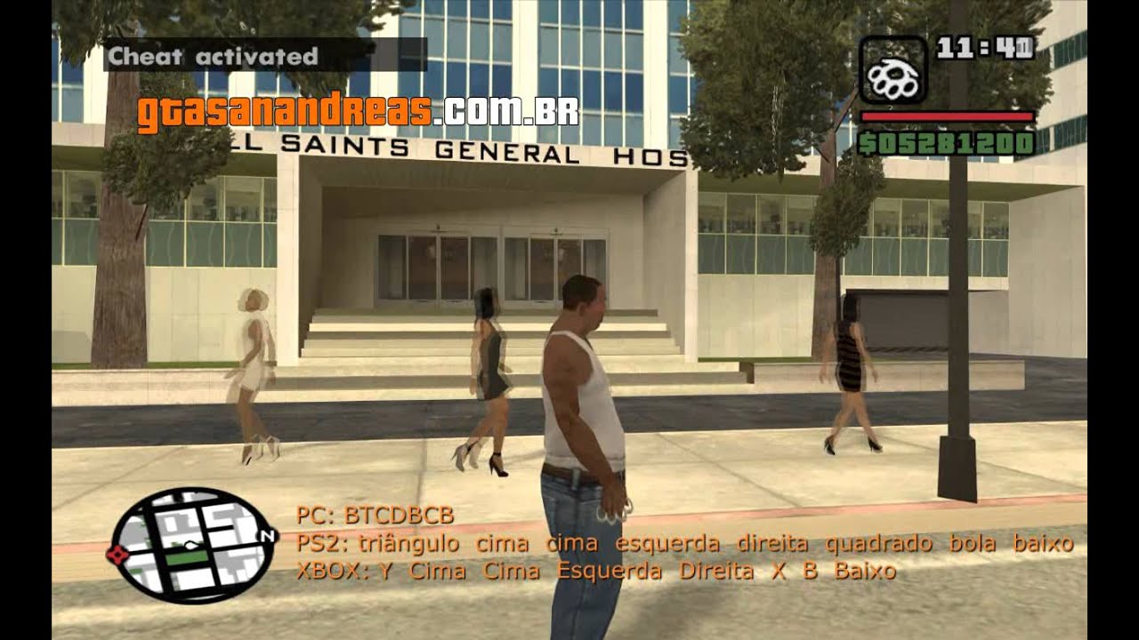 Eu tava jogando GTA San Andreas, e pedi o chat pra me mandar o código do  paraquedas, O cara mandou um que deixava o CJ gordão - iFunny Brazil