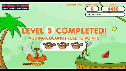 MONKEY LANDER Flash Player Game