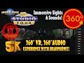World-Famous Studio Tour, Immersive 360 VR - Universal Studios Hollywood [5K 360° | 360° Audio]