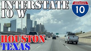 I-10 West - Houston - Baytown - Katy - Texas - 4K Highway Drive