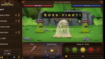 Tap the Monster - Medieval RPG Clicker Android Gameplay