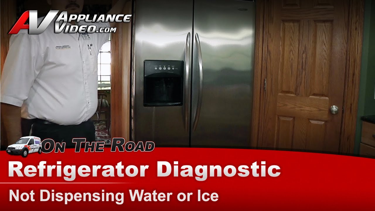 Frigidaire Refrigerator Repair - Not Dispensing Water or Ice - Freezer ...