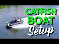 I turned this boat into a catfishing machine! Catfish Boat Setup