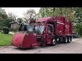 Tri State Disposal Mack LR Curotto Garbage Truck Vs. Manual Bins+ More!